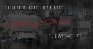 Conversão binário-decimal com vírgula flutuante